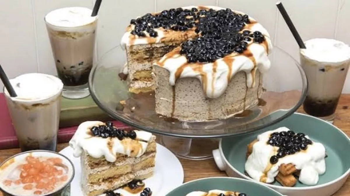 Boba tahun kue ulang Berbagai Dessert